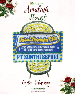 Papan Bunga Duka di Kupang Bersih